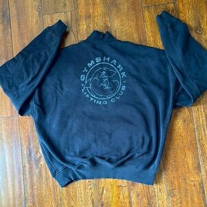 Gymshark Black Legacy Cropped oversized  Sweater